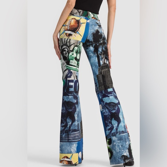 Alice + Olivia KAI LOW RISE PRINTED JEAN - Picture 6 of 12